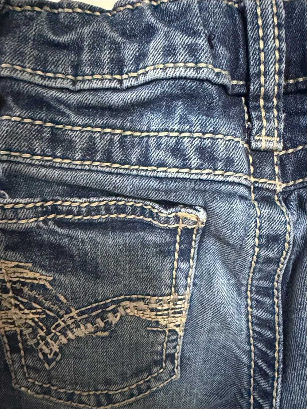 Wrangler 20X Kids Blue Denim Jeans - 7 Slim